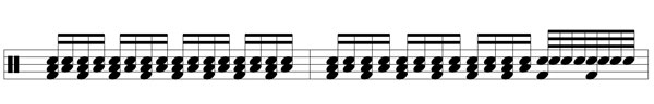 Muse - Supremacy - Double Time section - measures 7 and 8