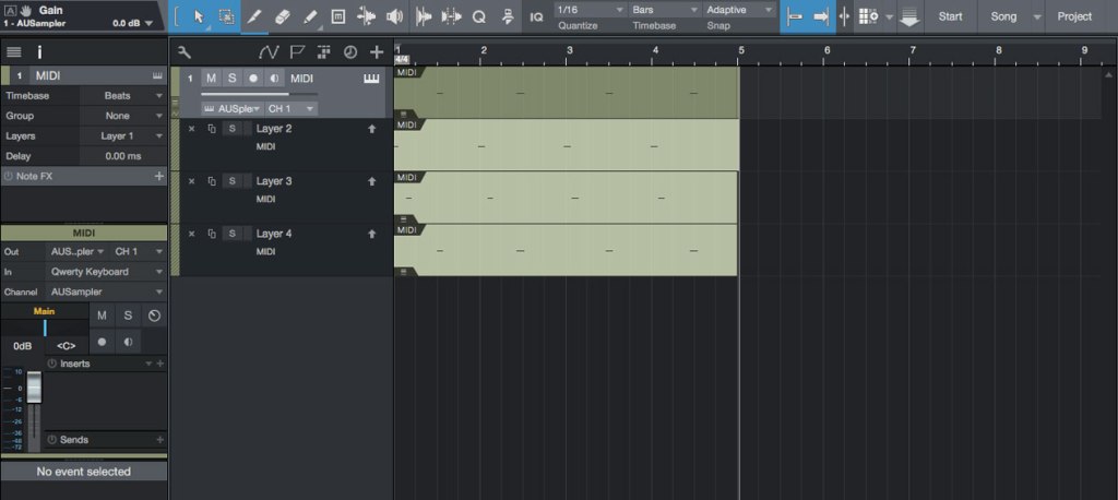 Studio One Record Mode&nbsp;Options