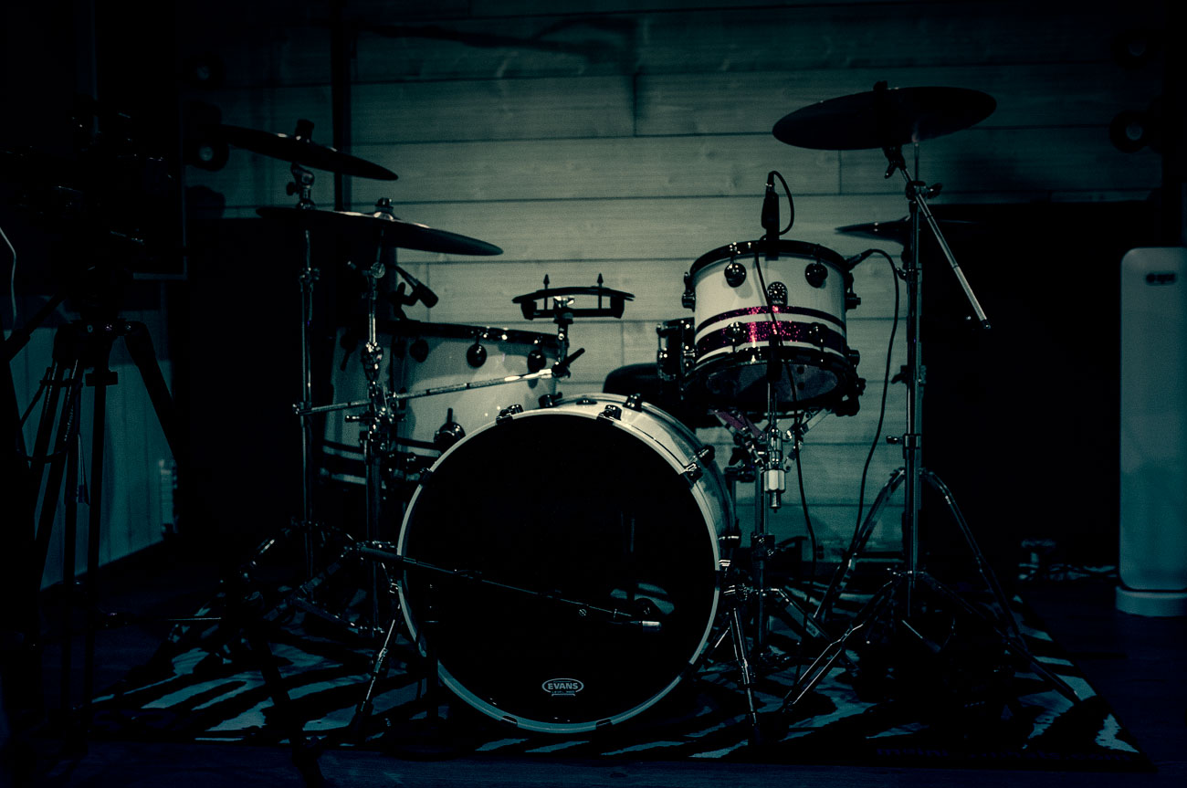 Natal Originals Birch kit in the studio