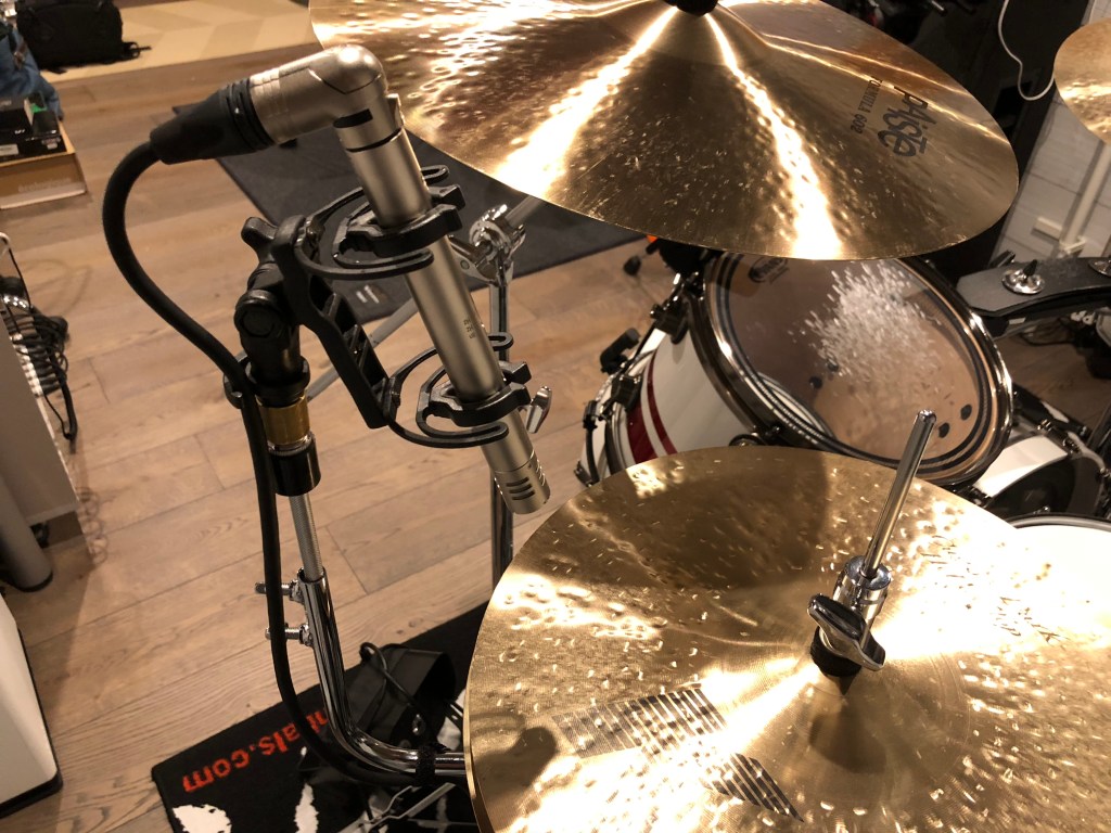 Mic Mount for hi-hats, from Big Bang Distribution
