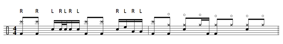 Always On The Run - Chorus Fills and Groove