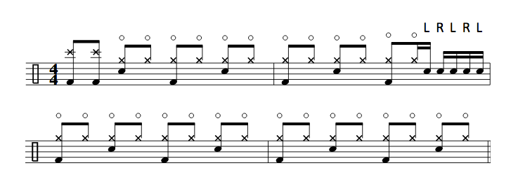 Always On The Run - Outro - Part 2 - Groove and fill