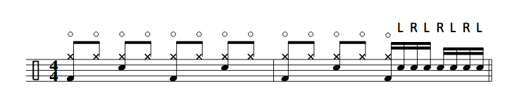 Always On The Run - Solo - End Fill